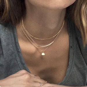 3pc Gold Necklace Set